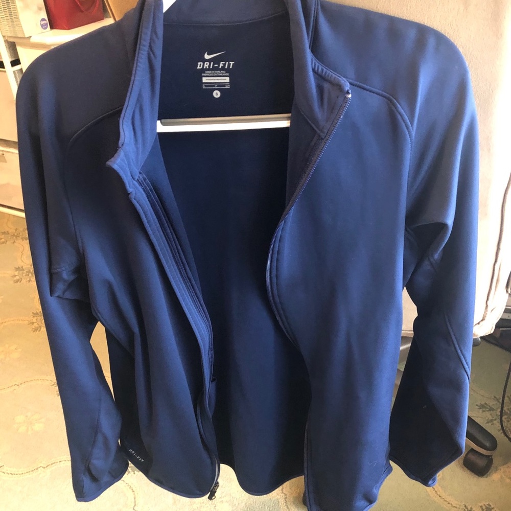 Nike dri-fit Navy zip up jacket